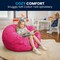 Flash Furniture Bean Bag Chair, 42 in W 42" L 19" H DG-BEAN-LARGE-SOLID-HTPK-GG - alternate 8